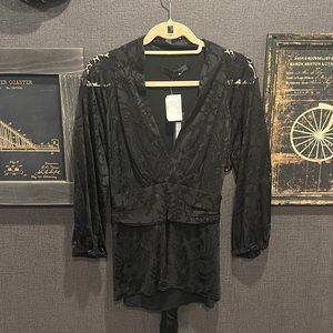 Yigal Arzrouel black beautiful blouse